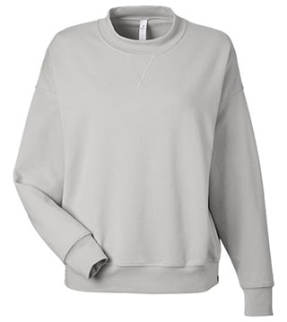 127B6 - Ladies Vintage Oversized Pullover Sweatshirt
