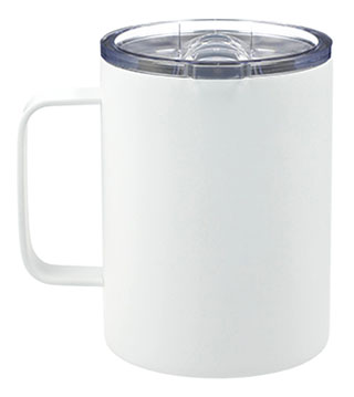 14oz Insulated Camp Mug - White